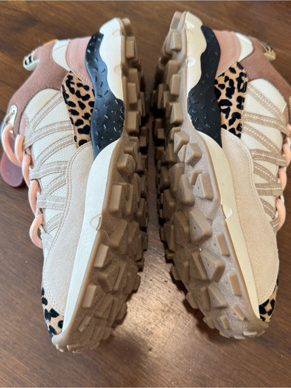 Mia Nile Sneaker Leopard Print Nuetral Chunky Women’s Size 9 NWT - Picture 7 of 12